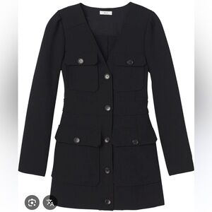 A.L.C. Iris Crepe Tailored Mini Dress